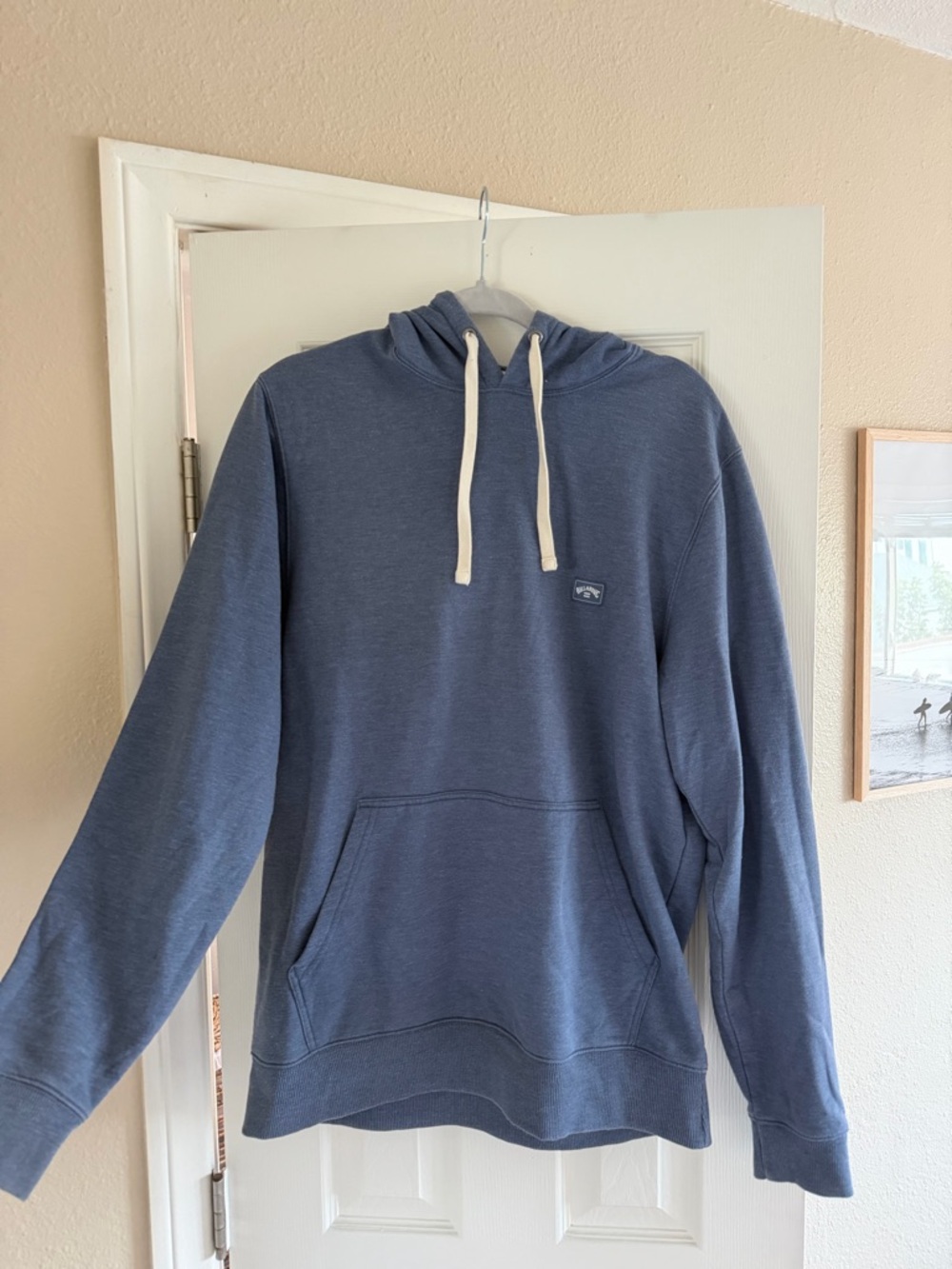 Billabong Slate Blue Hooded Pullover Sweatshirt